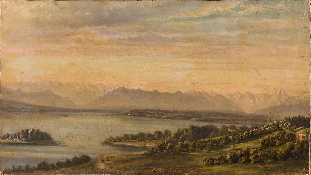 Paesaggio montano - Tartu Art Museum's painting collection